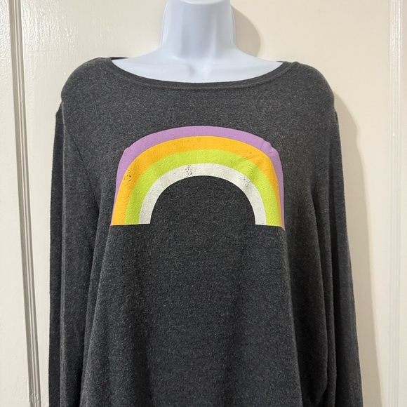 Wildfox Over the Rainbow Rory Pullover Sweater - Picture 2 of 12